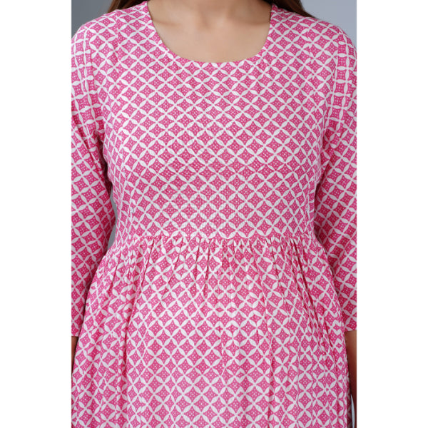 Jikonet Women's Breastfeeding Maternity Kurti with zip