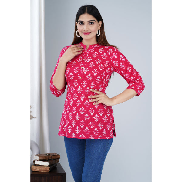 Jikonet Women's casual Short Kurti/Kurta