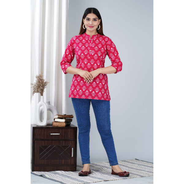 Jikonet Women's casual Short Kurti/Kurta