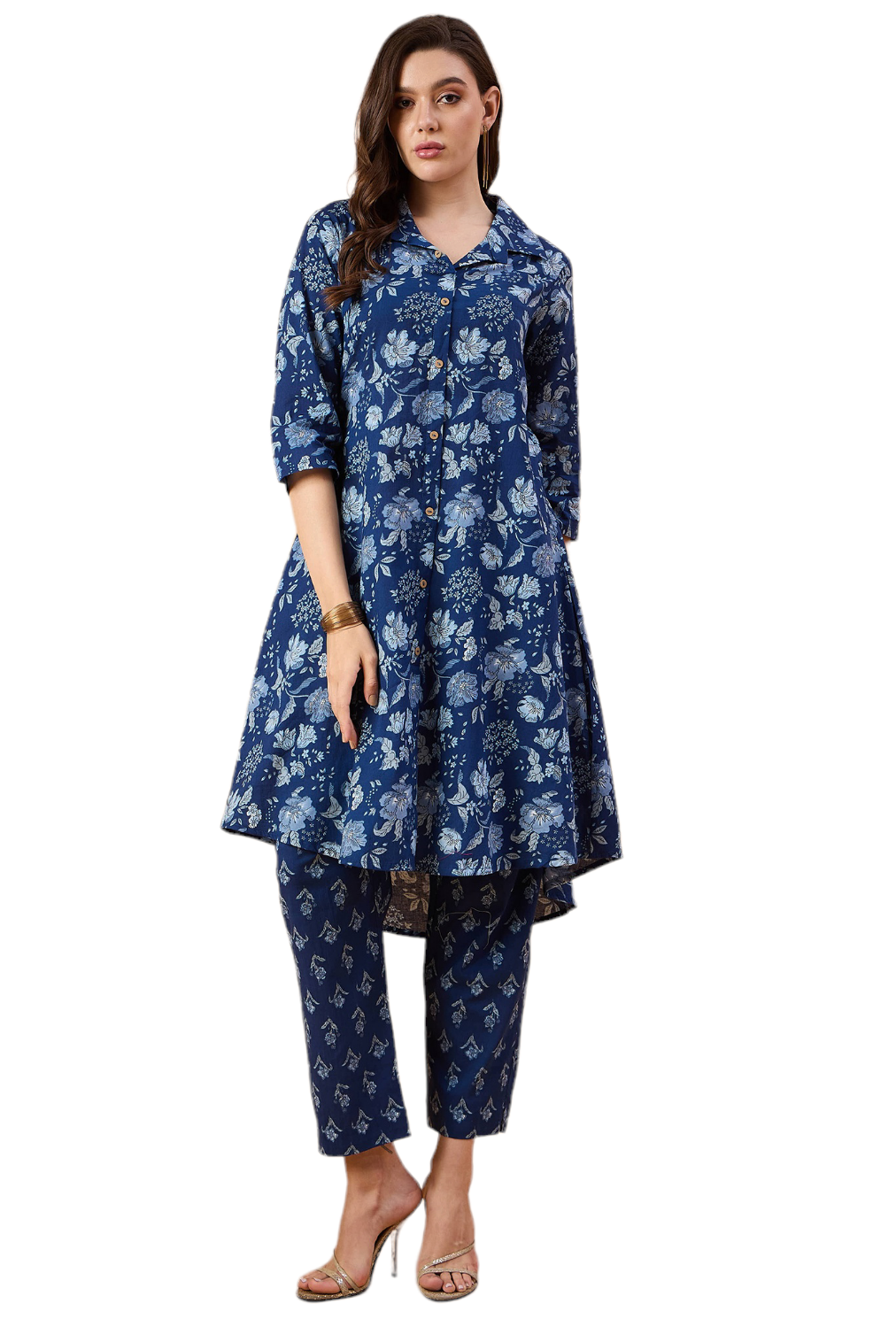 Jikonet Long Blue Co_Ord set
