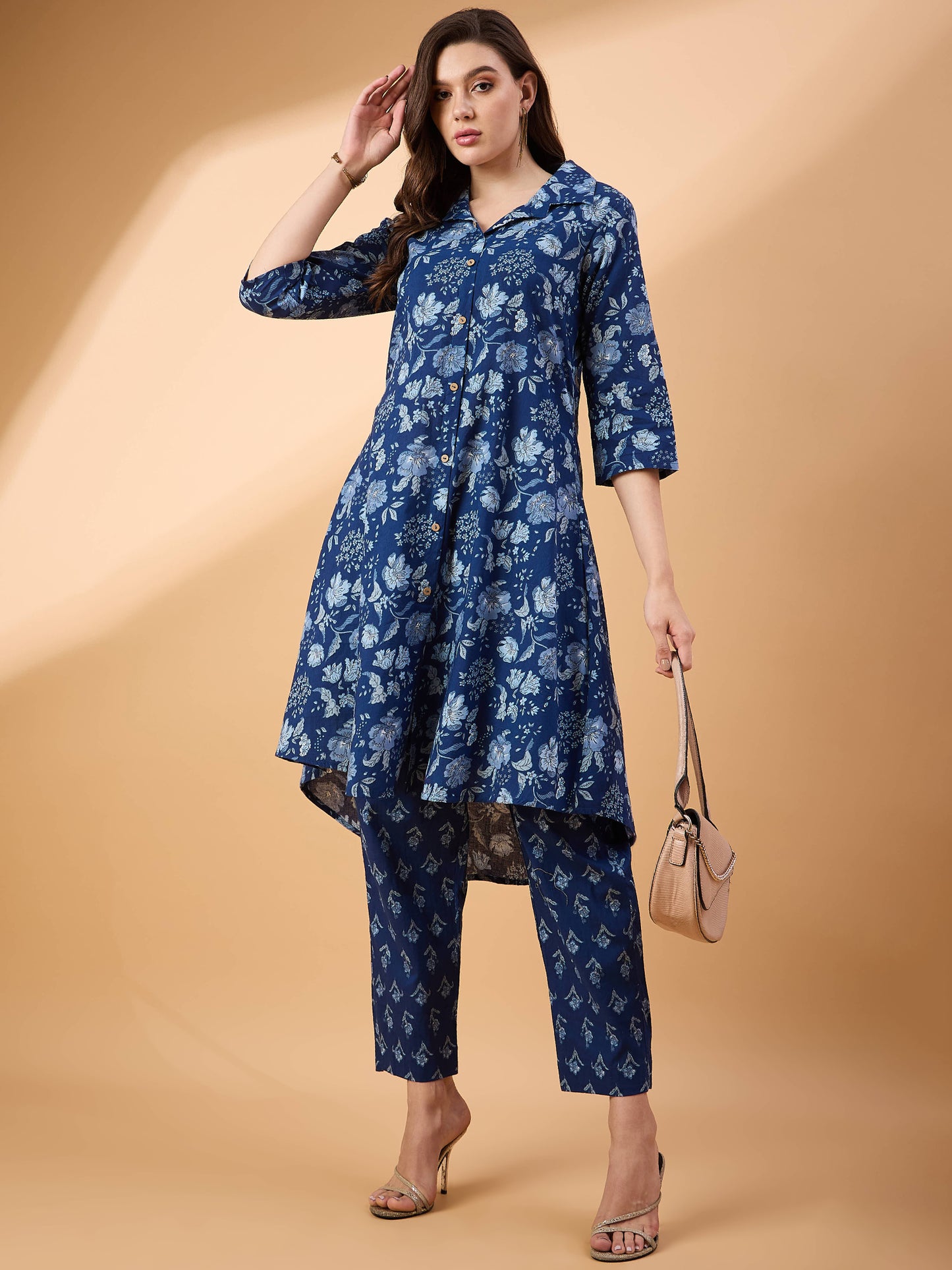 Jikonet Long Blue Co_Ord set