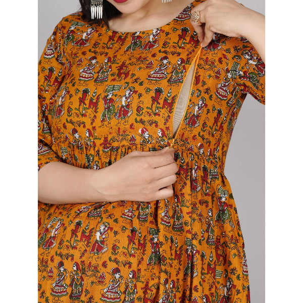 Jikonet Women's Maternity Kurti for Feeding Zippers (VJK)