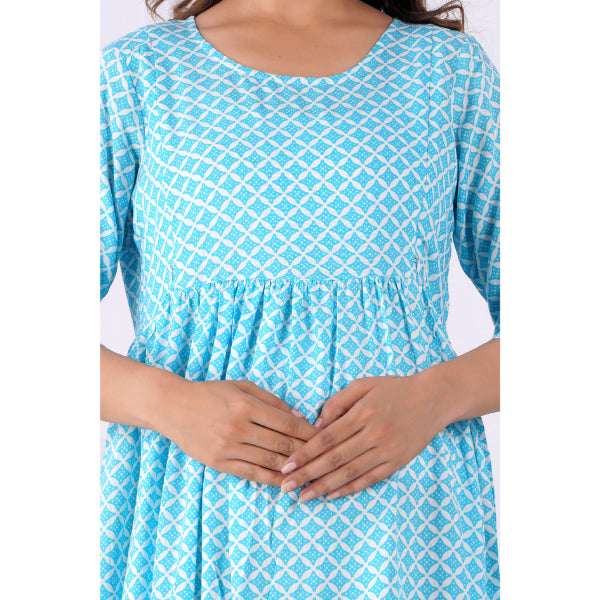 Jikonet Women's Breastfeeding Maternity Kurti with zip