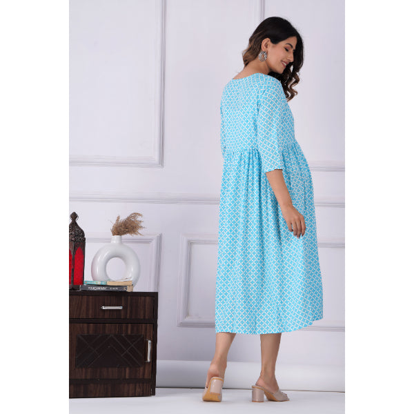 Jikonet Women's Breastfeeding Maternity Kurti with zip