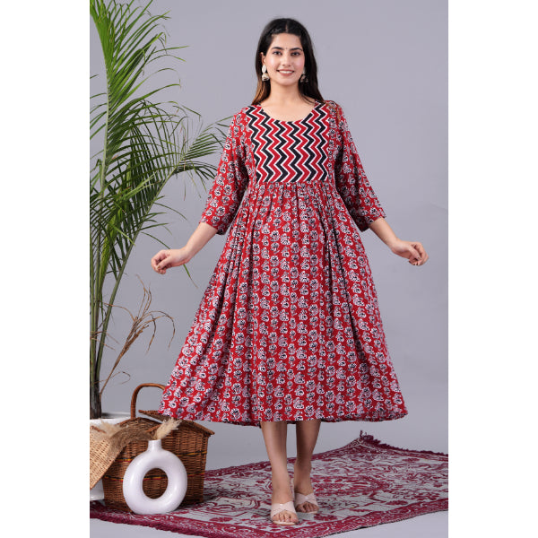 Jikonet Women's Maternity Breastfeeding Kurti with Fully Comfort