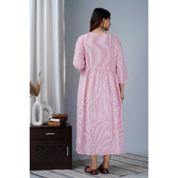 Jikonet Women's Breastfeeding Maternity Kurti with zip