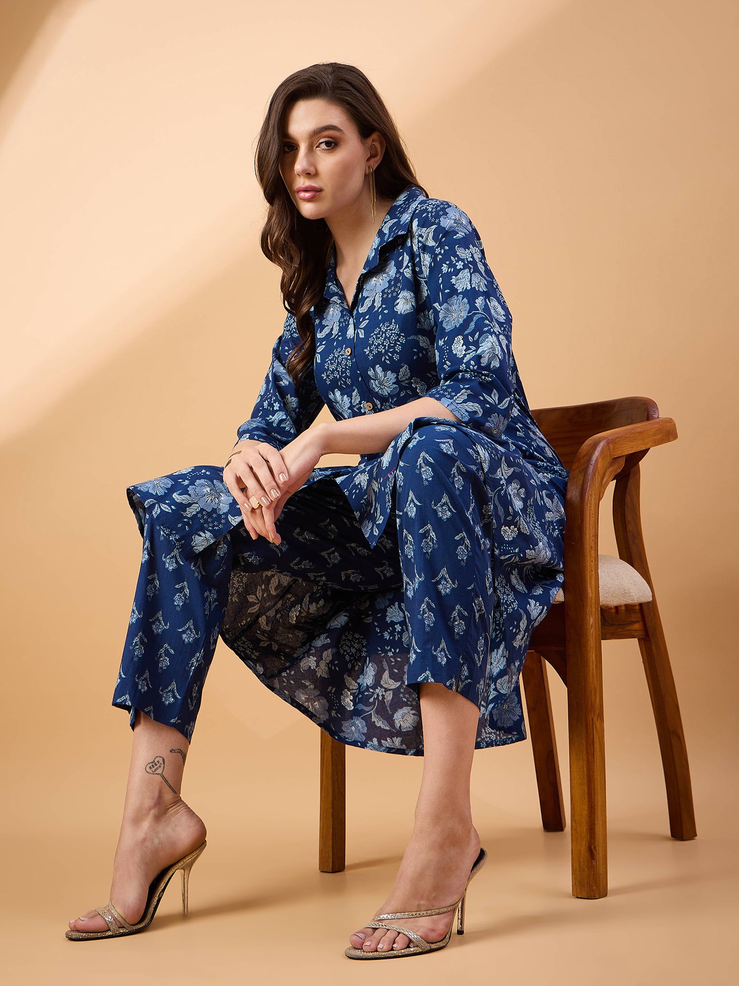 Jikonet Long Blue Co_Ord set