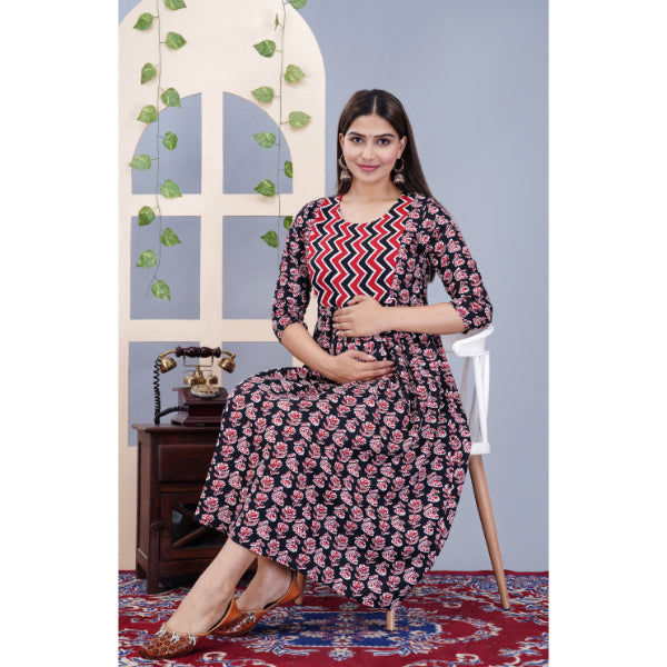 Jikonet Women's Maternity Breastfeeding Kurti with Fully Comfort