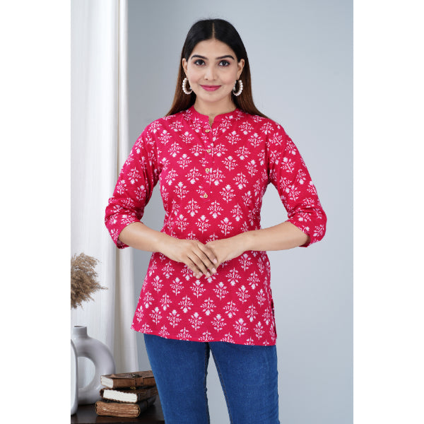 Jikonet Women's casual Short Kurti/Kurta