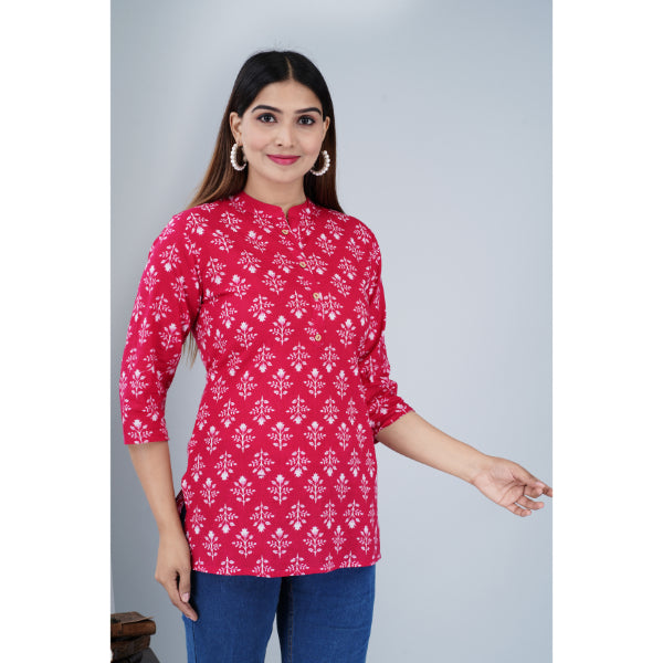 Jikonet Women's casual Short Kurti/Kurta