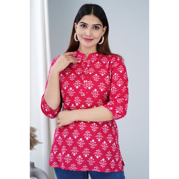 Jikonet Women's casual Short Kurti/Kurta