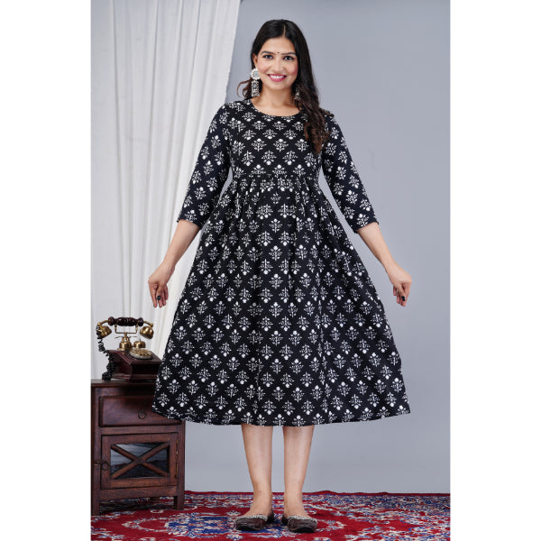 Jikonet Women's Breastfeeding Maternity Kurti with zip