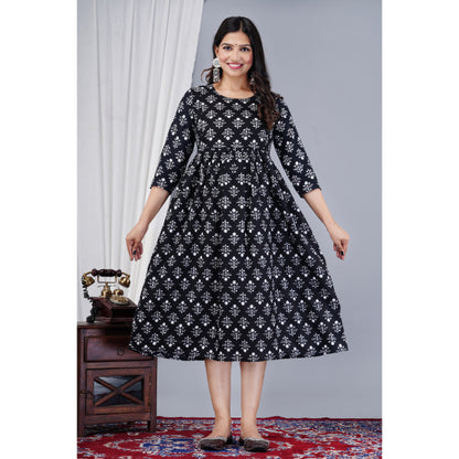 Jikonet Women's Breastfeeding Maternity Kurti with zip