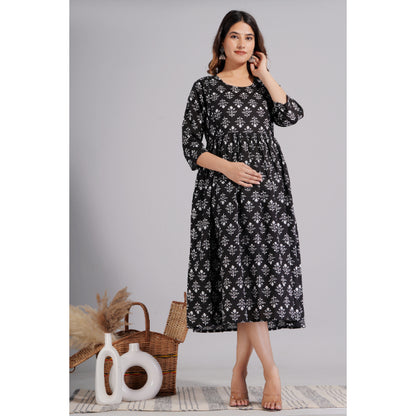 Jikonet Women's Breastfeeding Maternity Kurti with zip