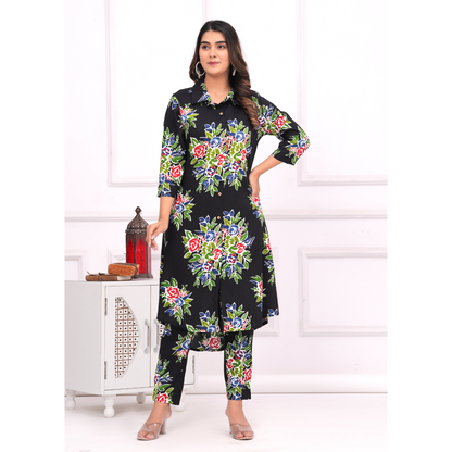 Jikonet Women's Co-Ord Set Kurta with Pant Set Outdoor Outfits Wear